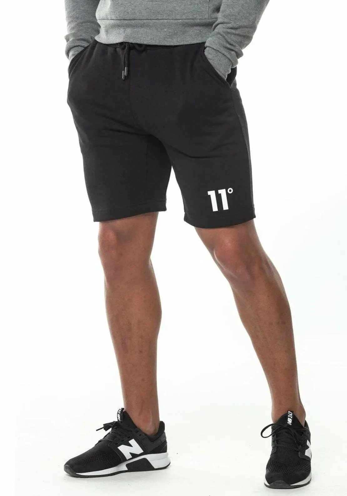 11 Degrees Core Sweat Shorts, Black