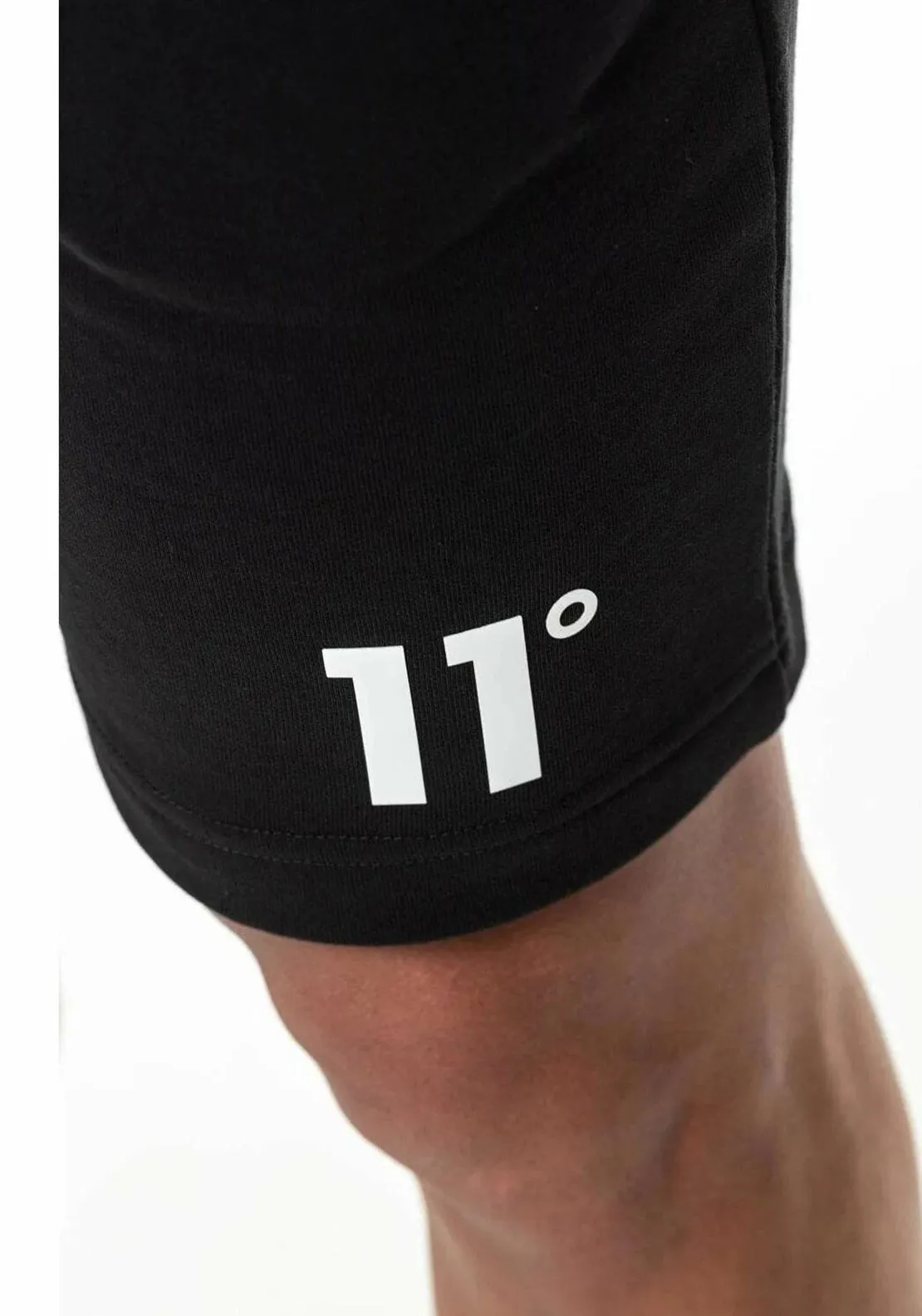 11 Degrees Core Sweat Shorts, Black