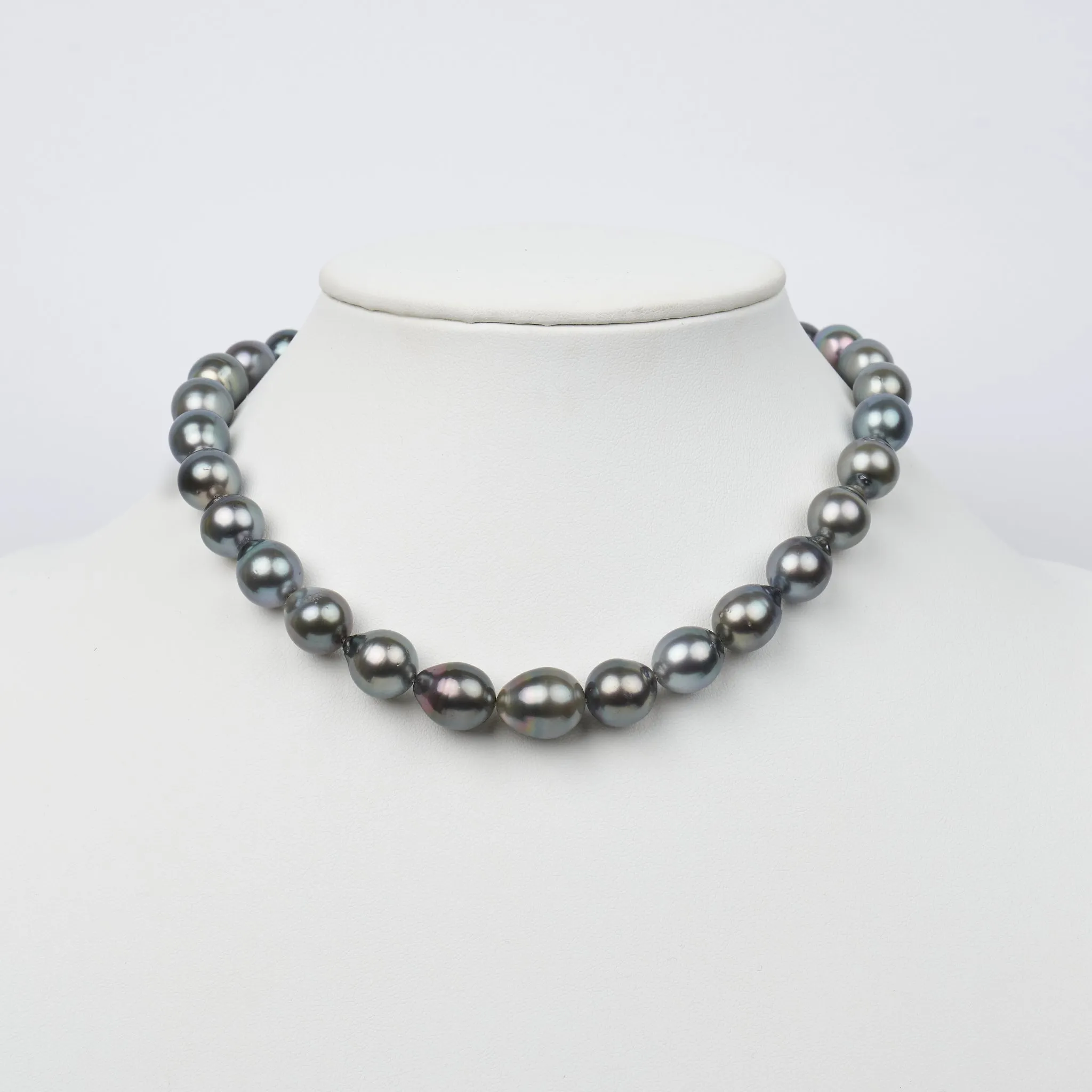 11.2-12.9 mm AA /AAA Tahitian Drop Pearl Necklace