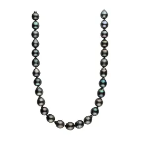 12.0-12.9 mm AA  Tahitian Drop Pearl Necklace