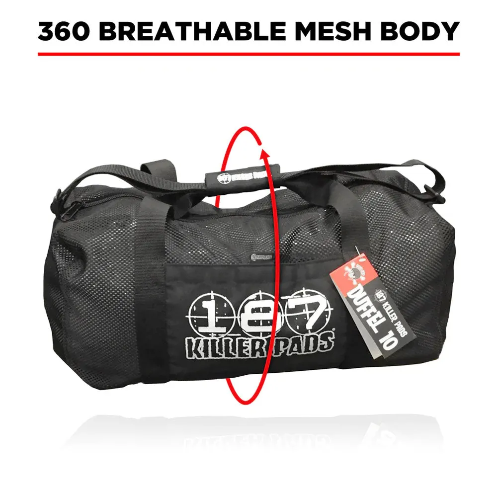 187 - Mesh Duffel Bag Black