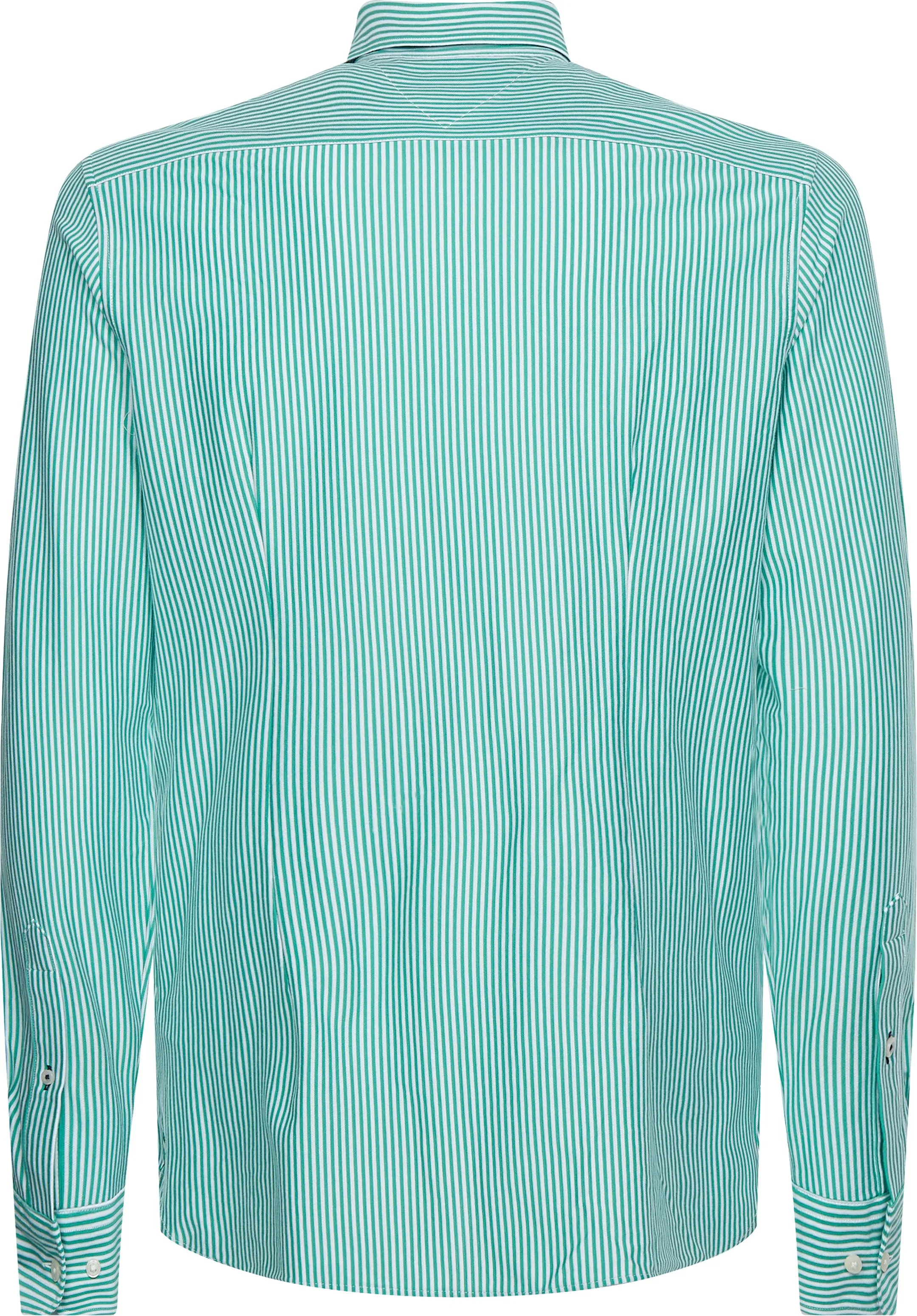 1985 Slim Line Knit Striped Shirt - Green