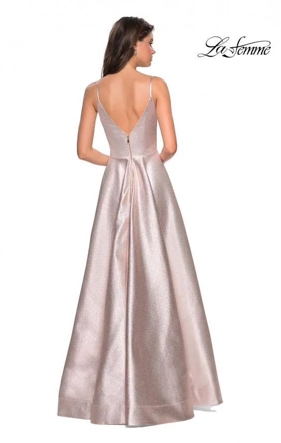 27619 Prom Dress Champagne