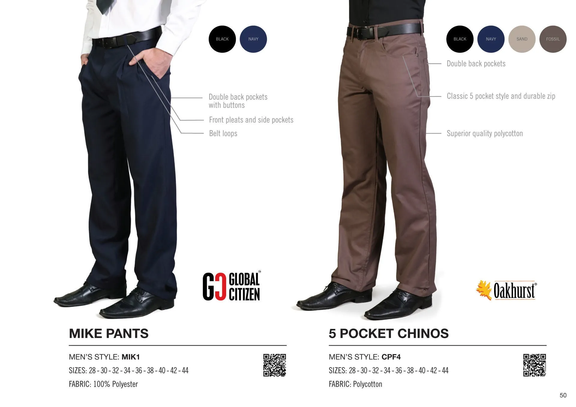 5 Pocket Chinos - End Of Range - Stone