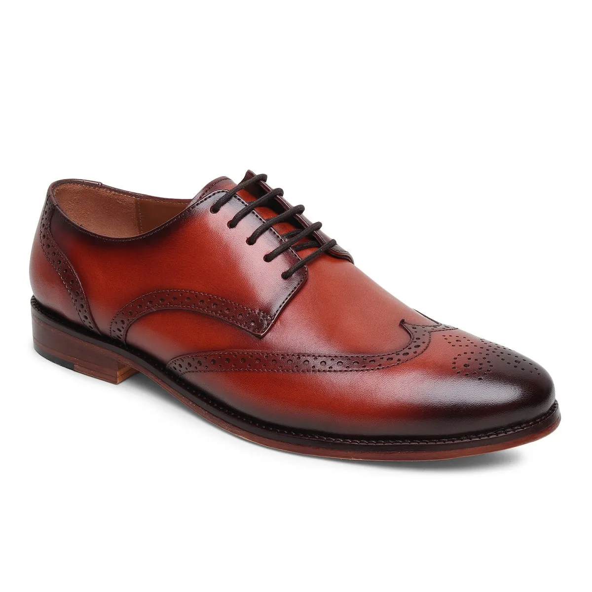 Adam Brogue Leather Sole Shoes - Clearance