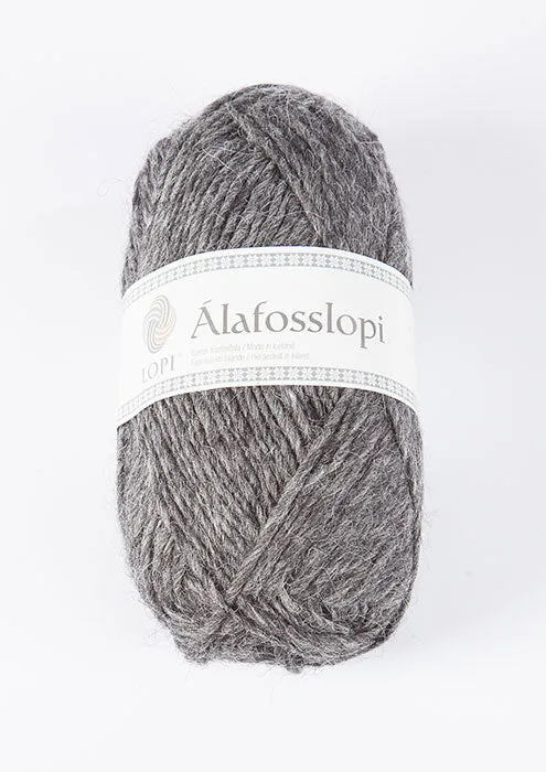 Alafoss Lopi 0058 - dark grey heather