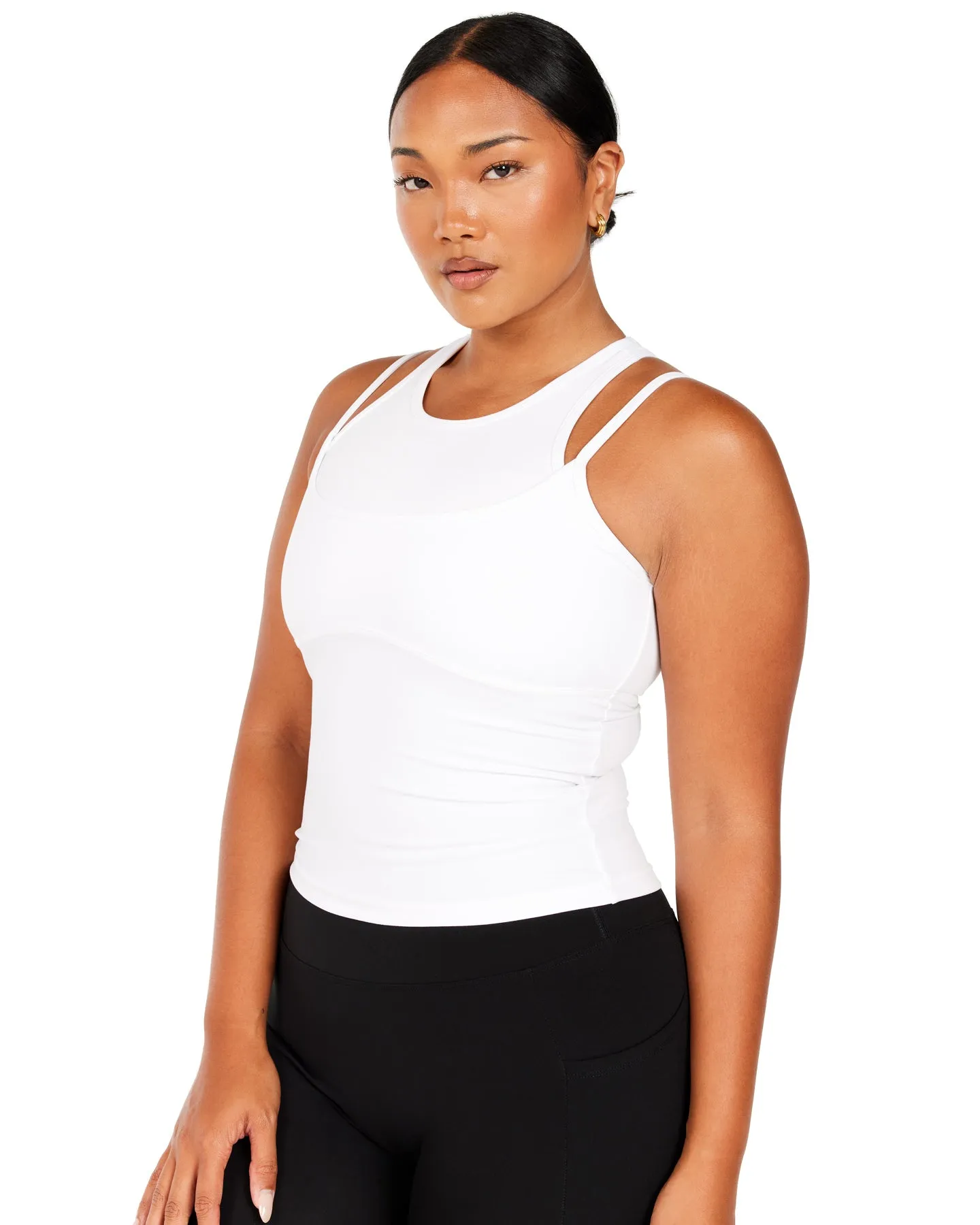 Aura Double Tank - White