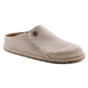 Birkenstock Men's Zermatt Premium Suede Leather (Stone Coin - Regular fit)