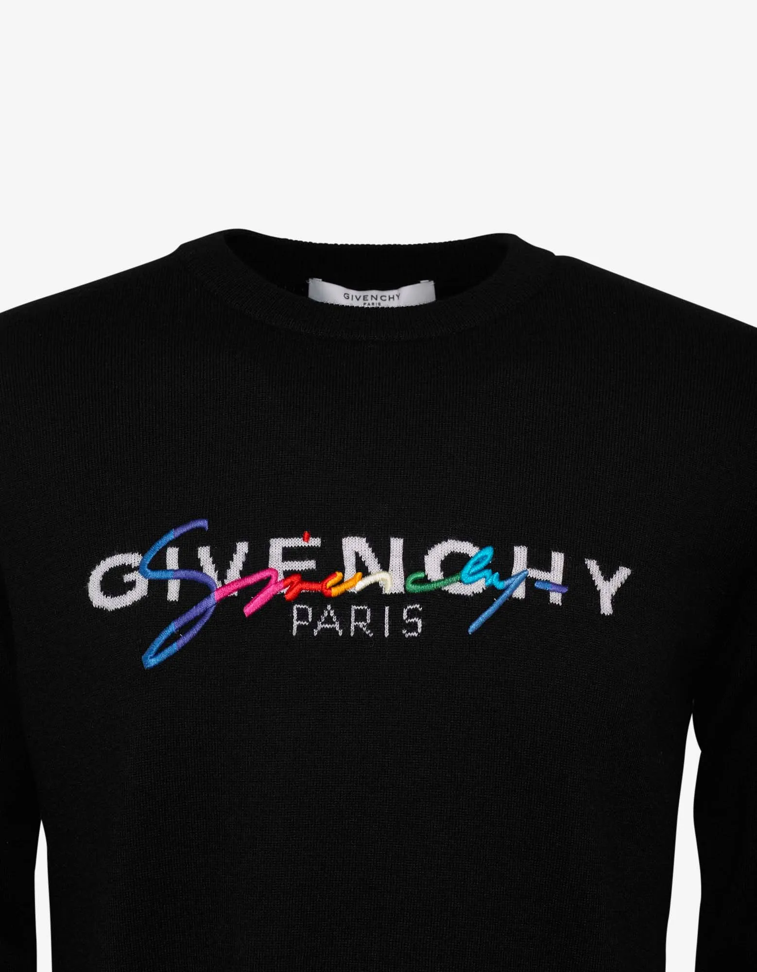 Black Rainbow Logo Sweater