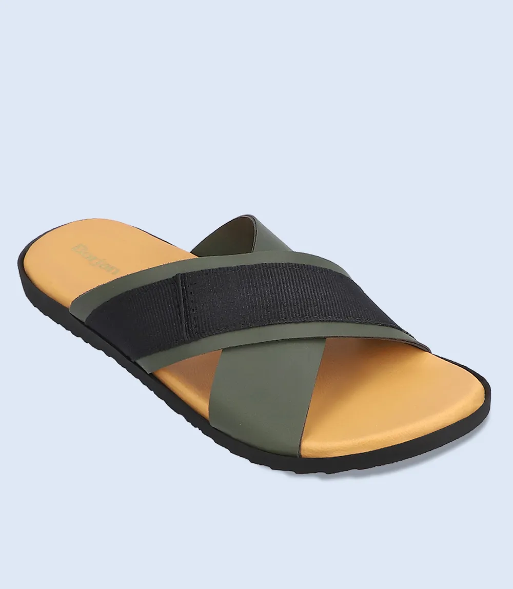 BM5537-OLIVE-Men Slipper