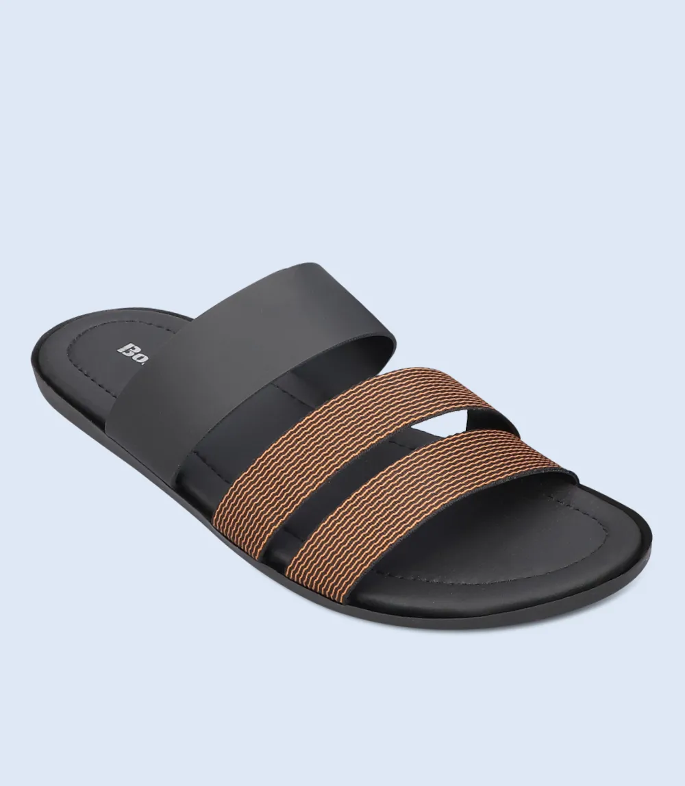 BM5542-BLACK-Men Slippers