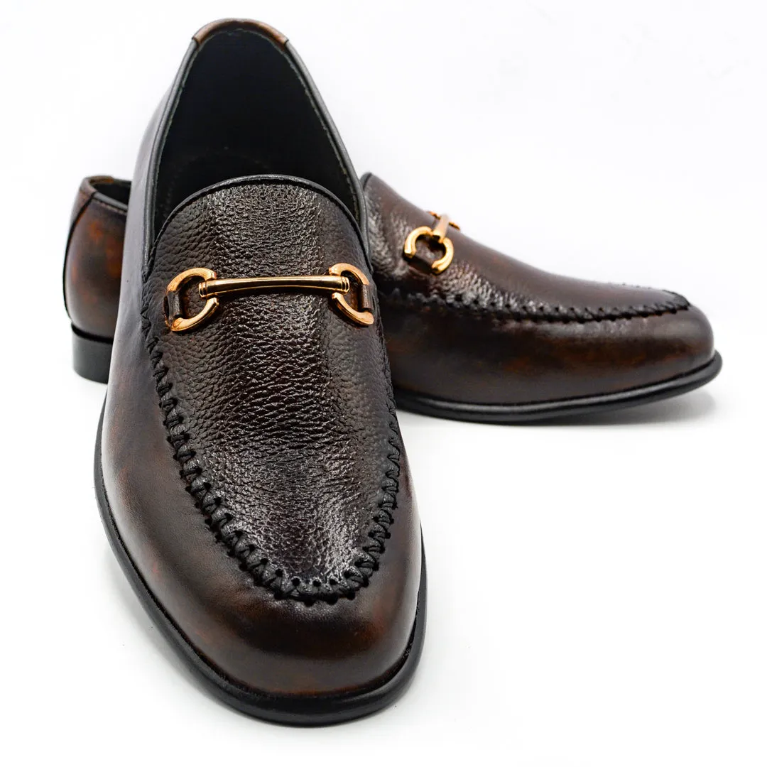 Brown Leather Executive Shoes