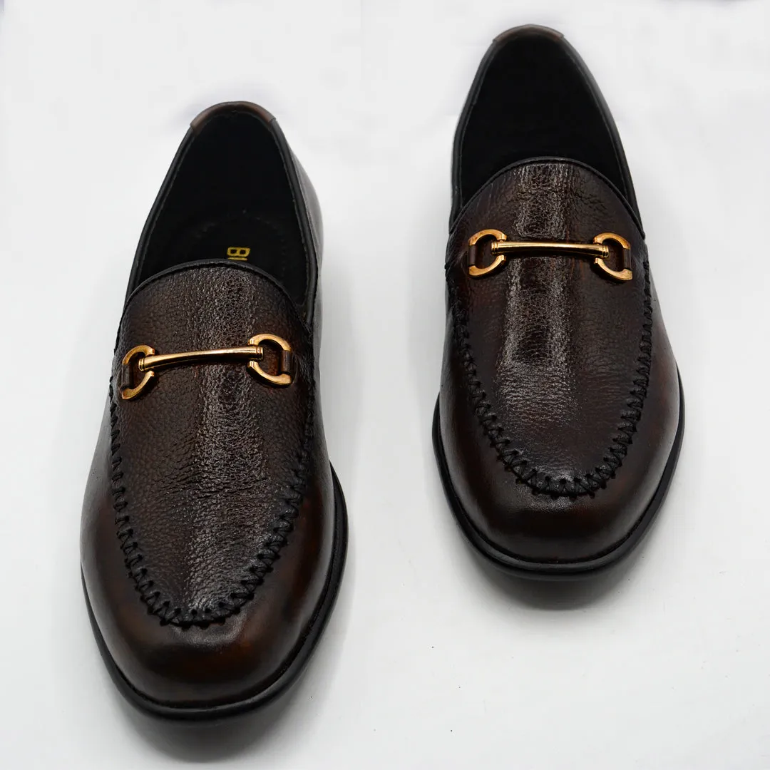 Brown Leather Executive Shoes