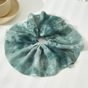 Brushed Tie Dye Silky Hair Scrunchie