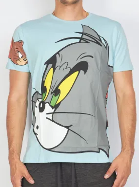 Buyer's Choice T-Shirt - Tom and Jerry - Light Blue - KA 7909