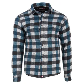 Canada Weather Gear Men's Sherpa Lined Buffalo Plaid Shirt Jacket