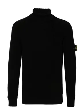 COMPASS-BADGE WOOL JUMPER