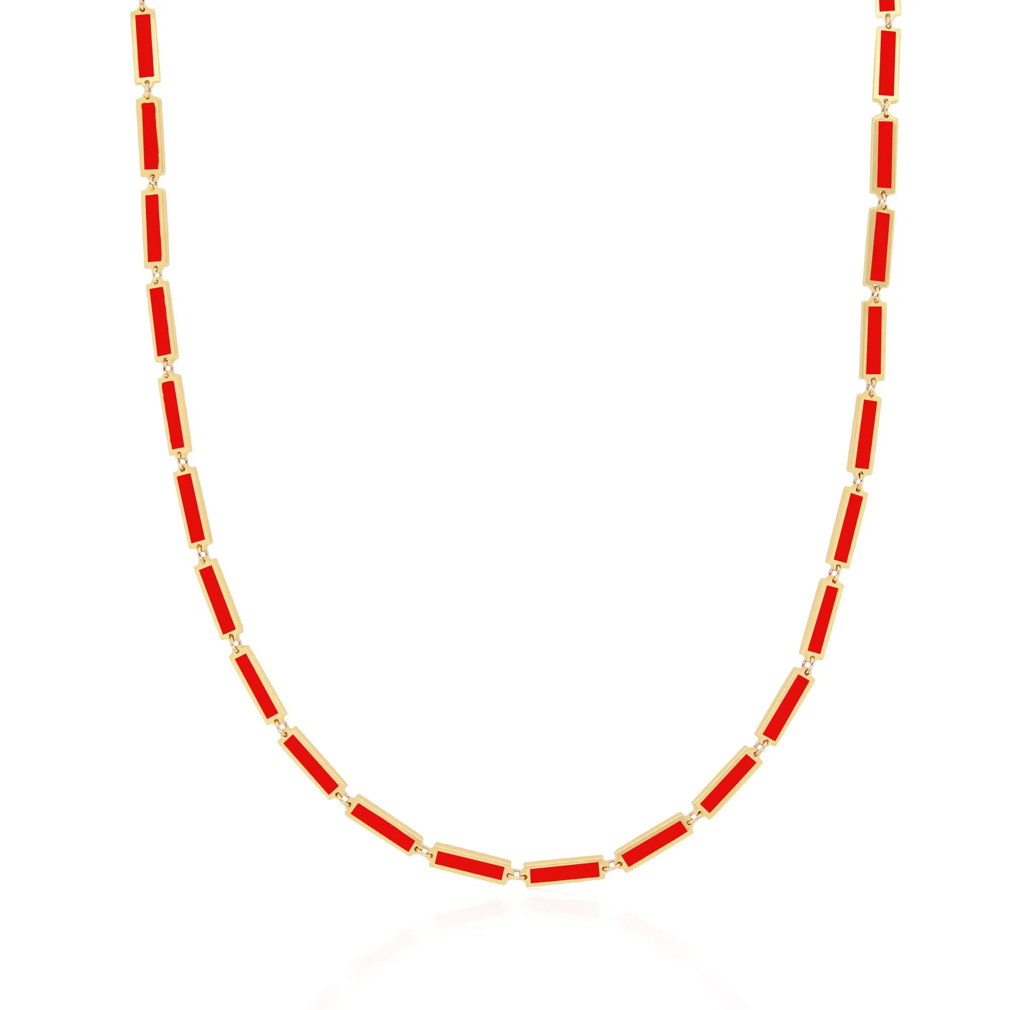 Coral Bar Necklace