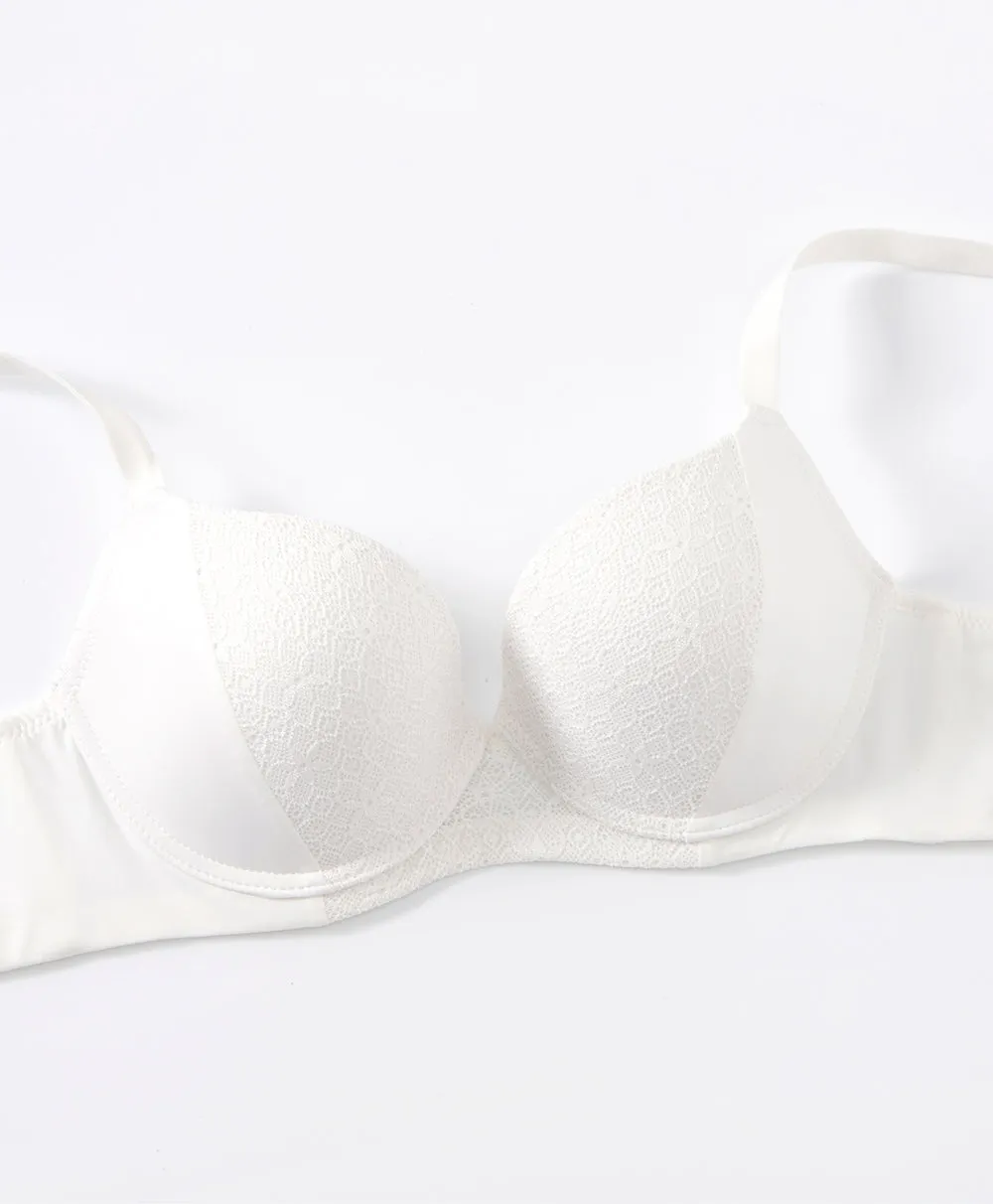 Dreamy Lace Wired Push Up Demi Bra