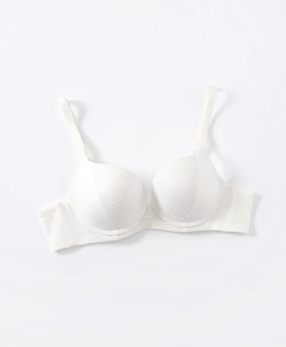 Dreamy Lace Wired Push Up Demi Bra