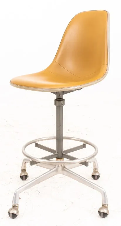 Eames Aluminum Group Shell Bar or Drafting Stools