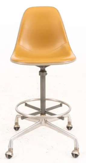 Eames Aluminum Group Shell Bar or Drafting Stools