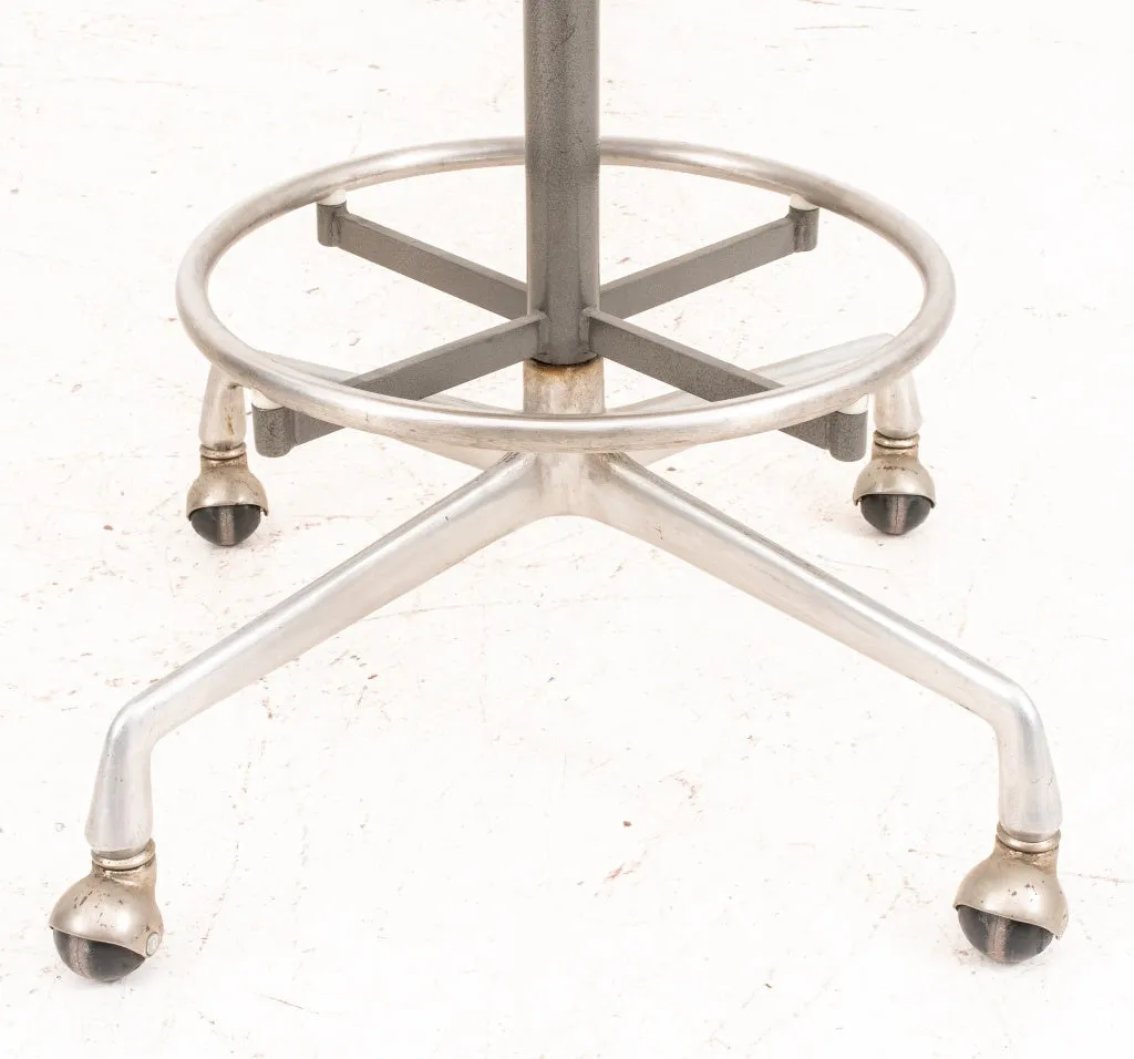 Eames Aluminum Group Shell Bar or Drafting Stools