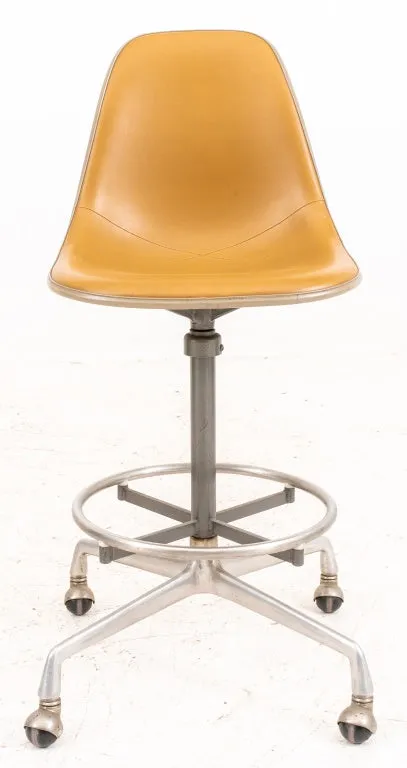 Eames Aluminum Group Shell Bar or Drafting Stools