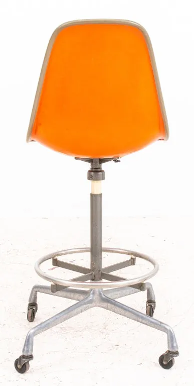 Eames Aluminum Group Shell Bar or Drafting Stools