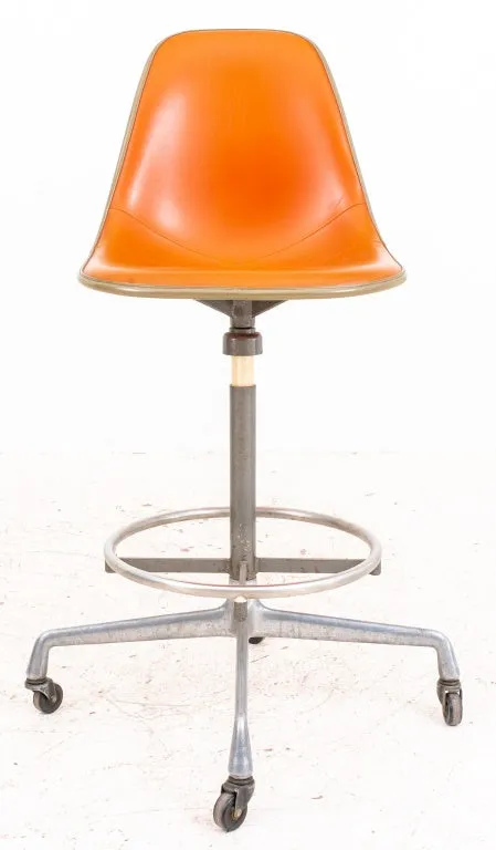 Eames Aluminum Group Shell Bar or Drafting Stools