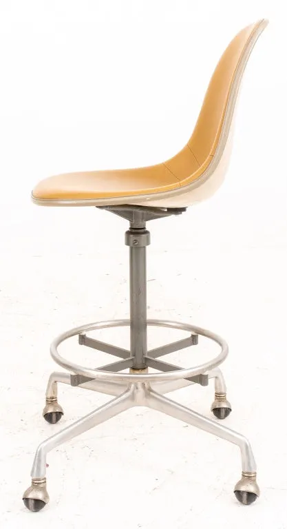 Eames Aluminum Group Shell Bar or Drafting Stools