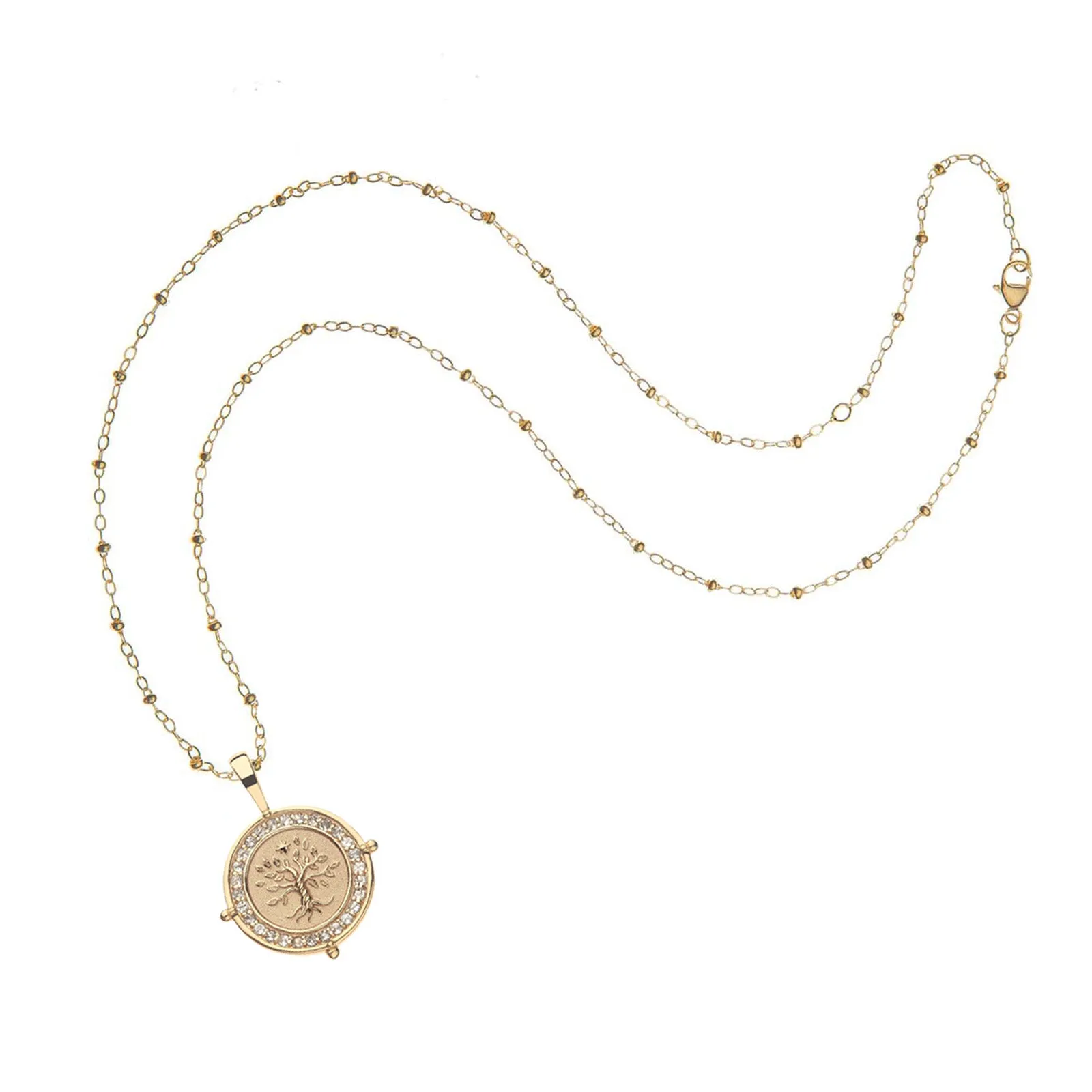 FAITH Petite Embellished Coin