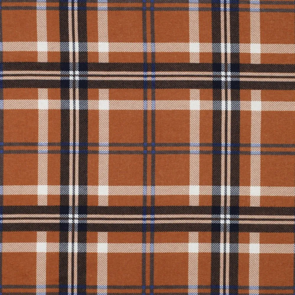 Flanell Plaid braun