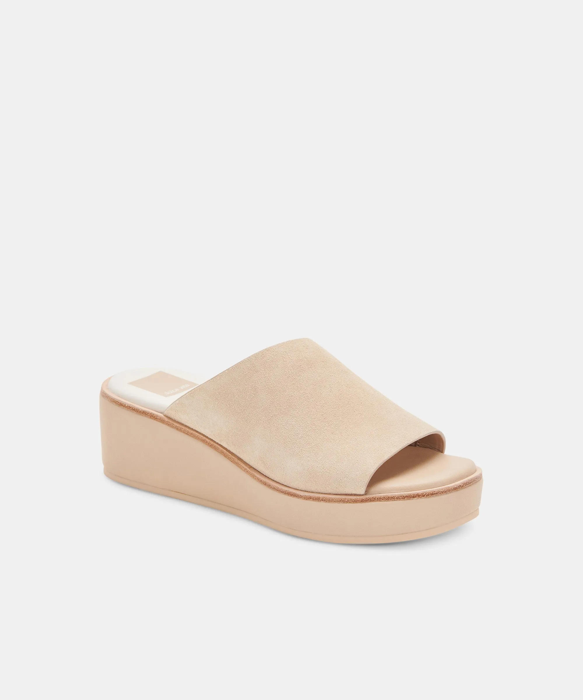 FRETA WEDGES DUNE SUEDE - re:vita