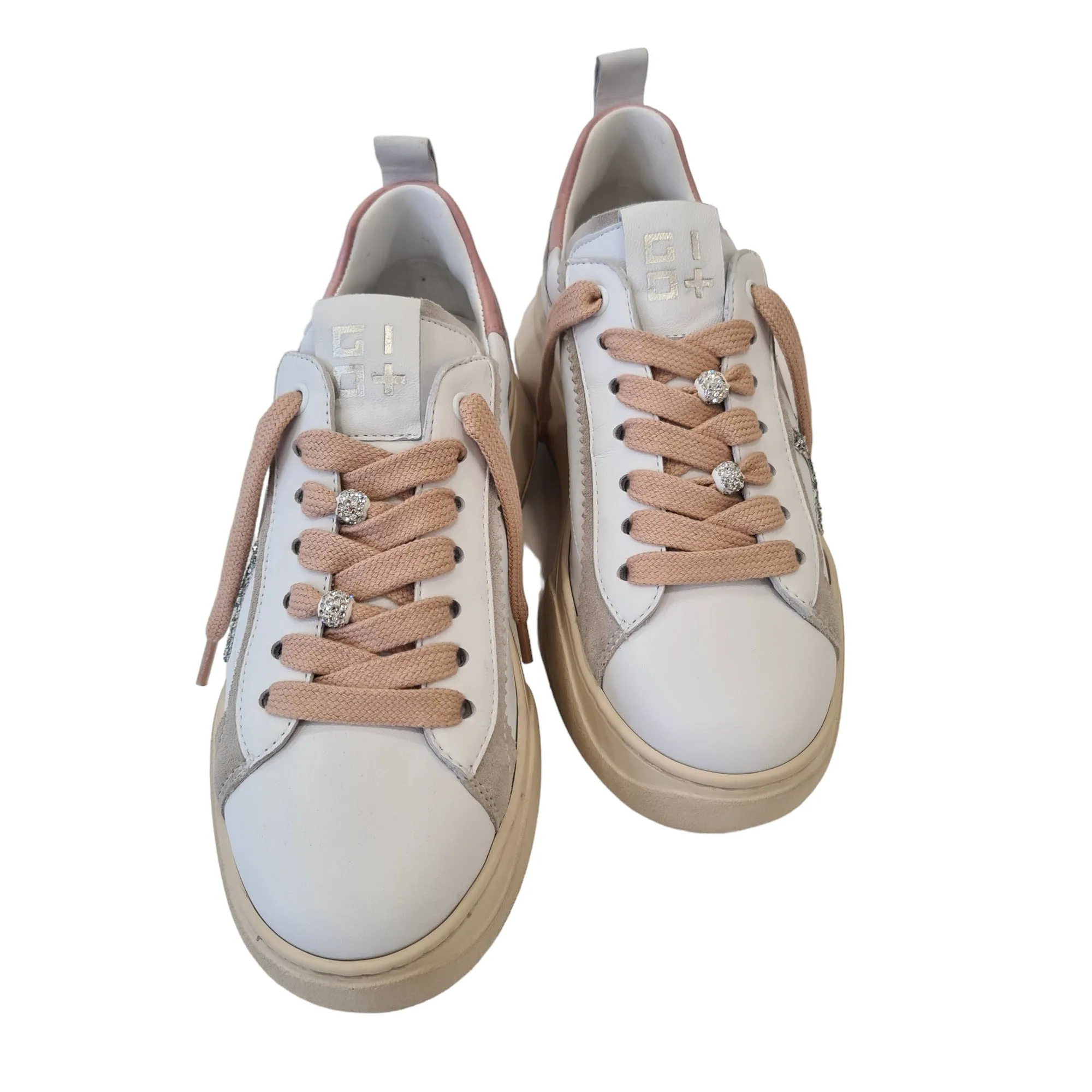 Gio  Sneakers Bianca-Rosa Donna Rif.16