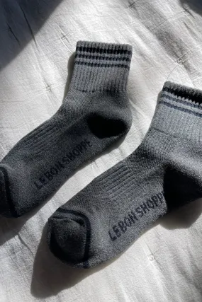 Girlfriend Socks - Soot