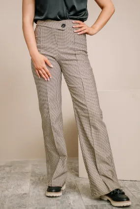 Hailey Plaid Combo Pants