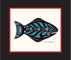 Halibut - Open Edition Formline Art Print