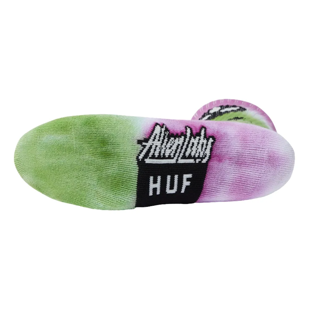 HUF HUF X ALIENLABS CREW SOCK-TIE DYE