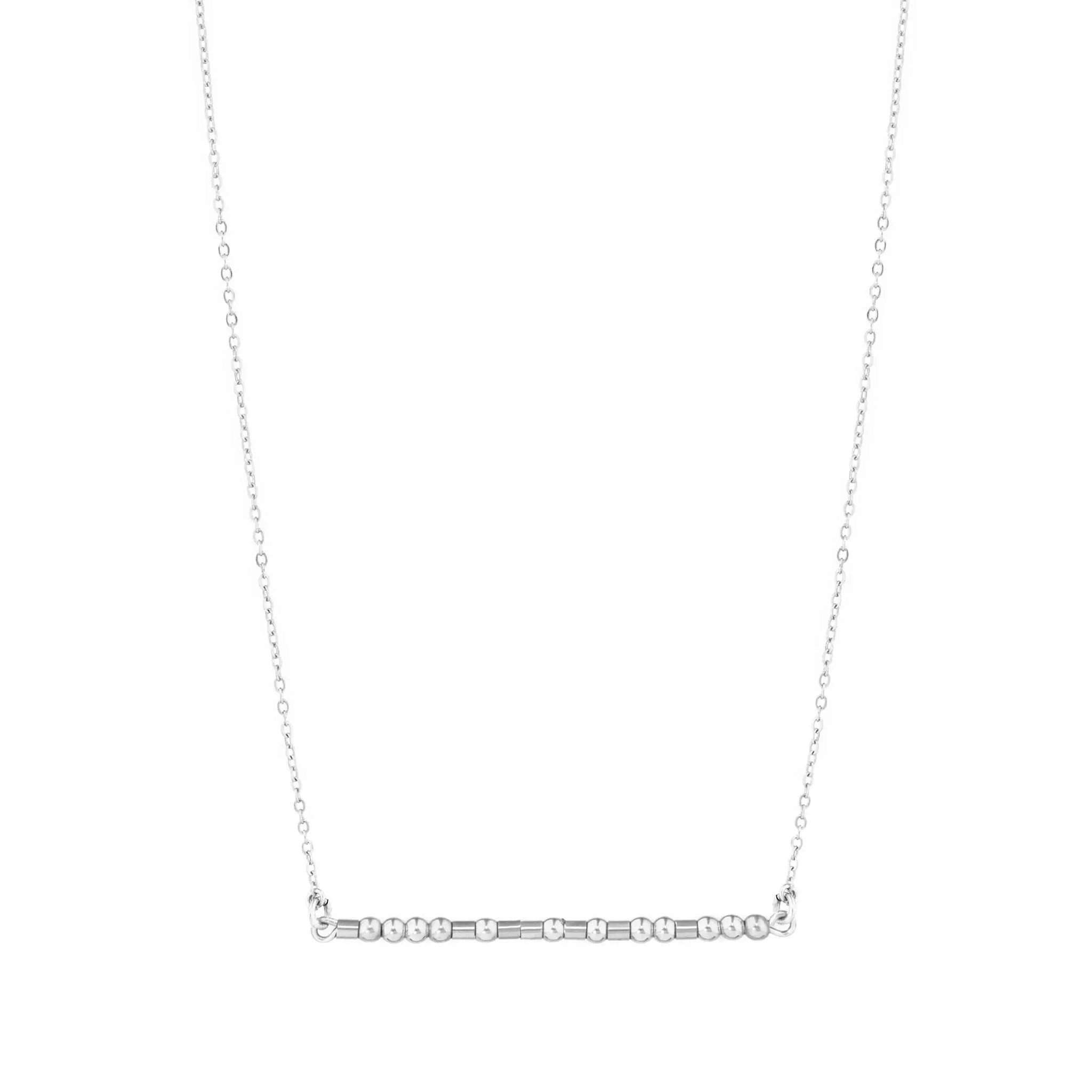 I LOVE U, EVERY BIT OF YOU - MORSE CODE NECKLACE