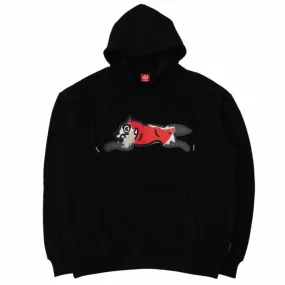 Ice Cream Sticker Hoodie (Black) 431-7303