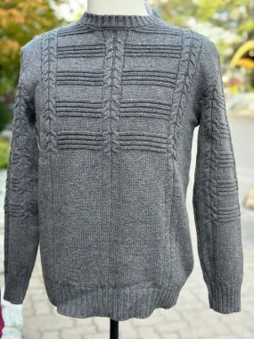 Irish - Cable Crewneck - Charcoal