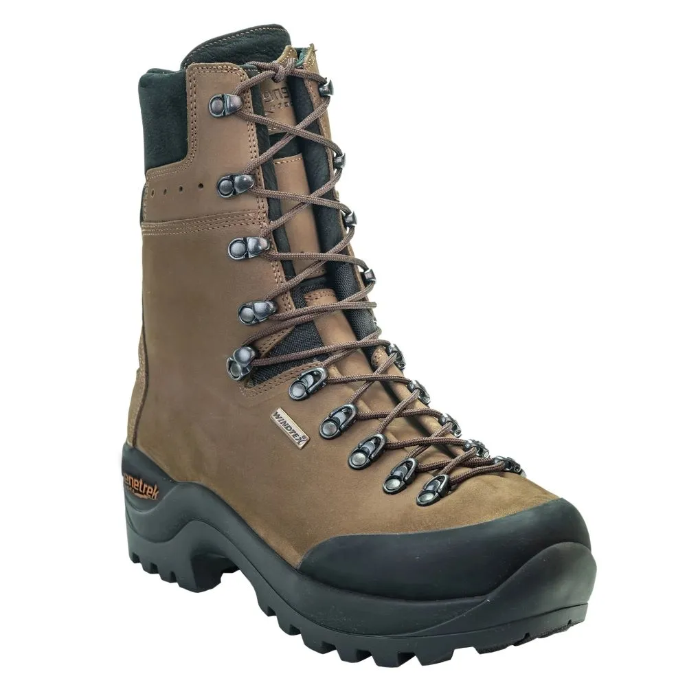 'Kenetrek Boots' Men's 10" Lineman Extreme EH WP Steel Toe - Brown / Black