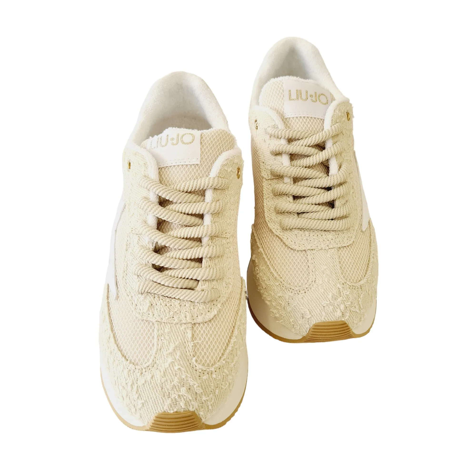 Liu-Jo Sneakers Donna Camoscio Beige Rif.824