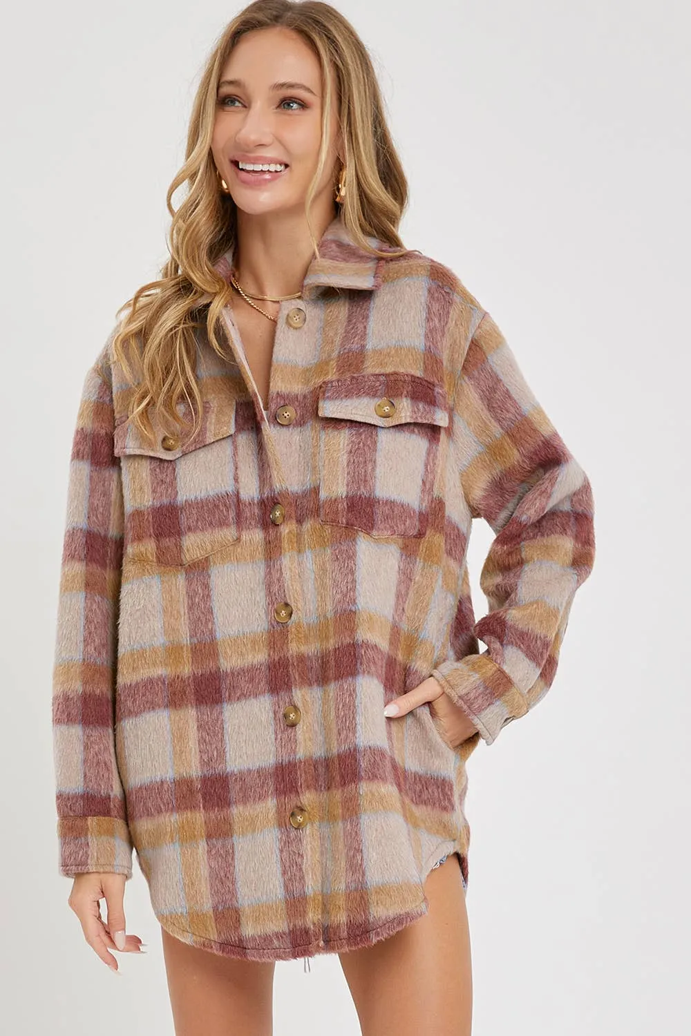 Lolita Plaid Shacket