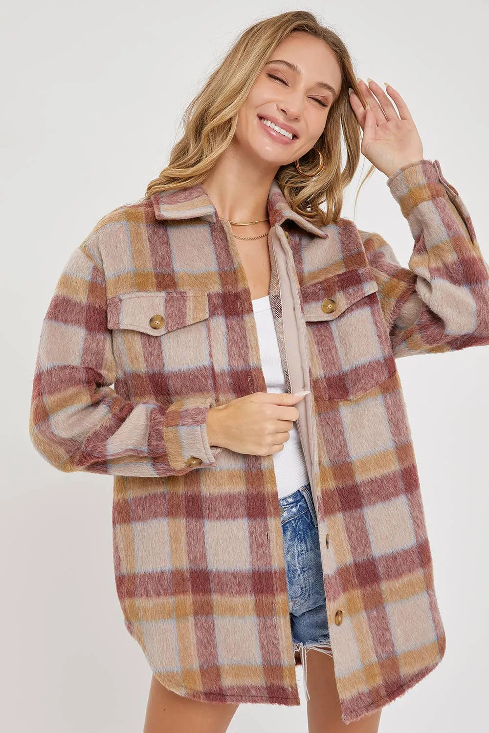 Lolita Plaid Shacket