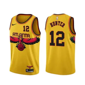 Men's Atlanta Hawks De'Andre Hunter City Edition Jersey - Yellow