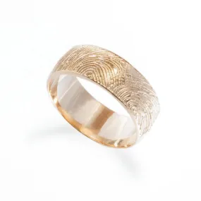 Men's Fingerprint Wedding Band