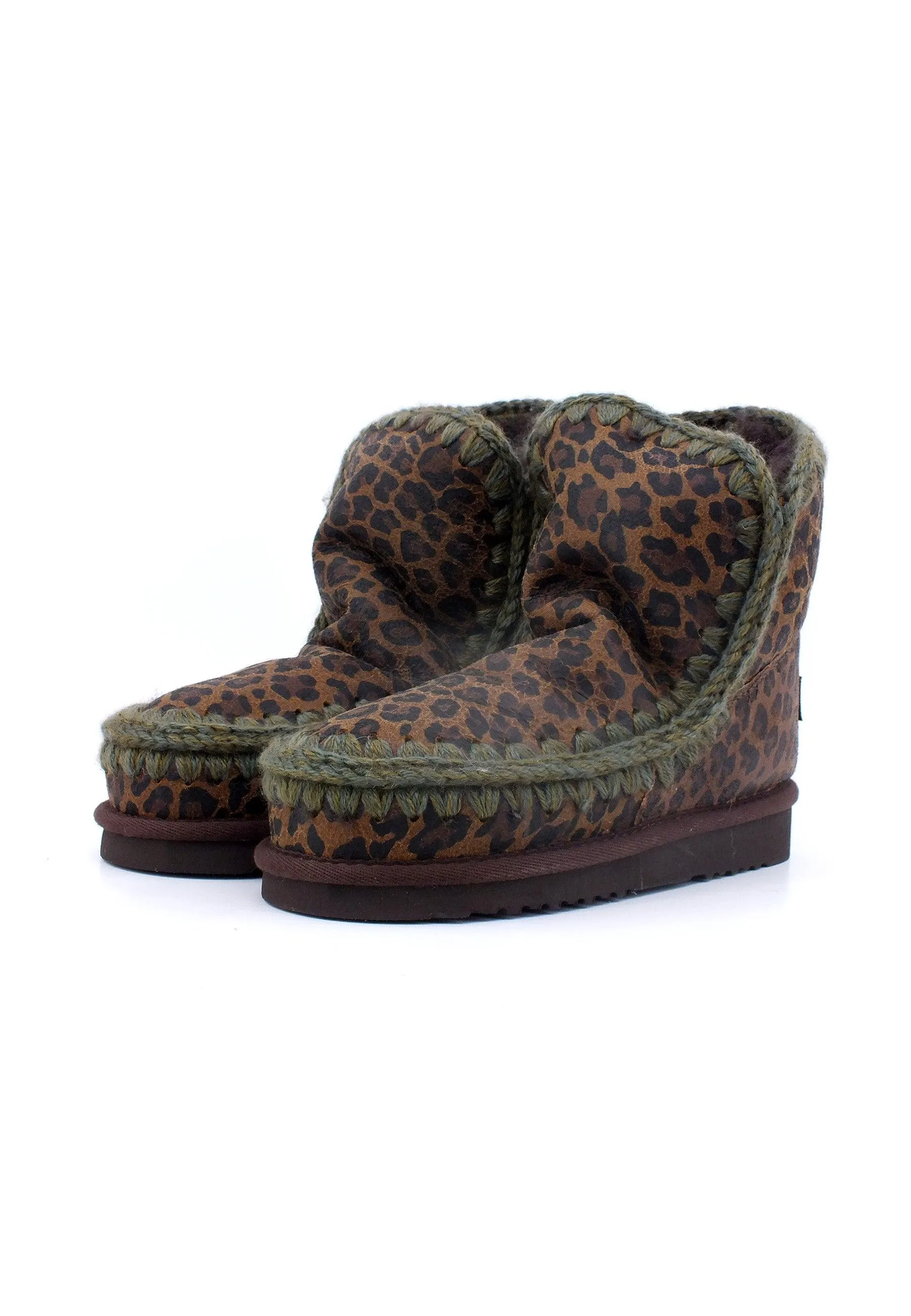 MOU Eskimo 18 Stivaletto Pelo Donna Eskimo 18 Vintage Leopard Fantasia MU.FW101001C