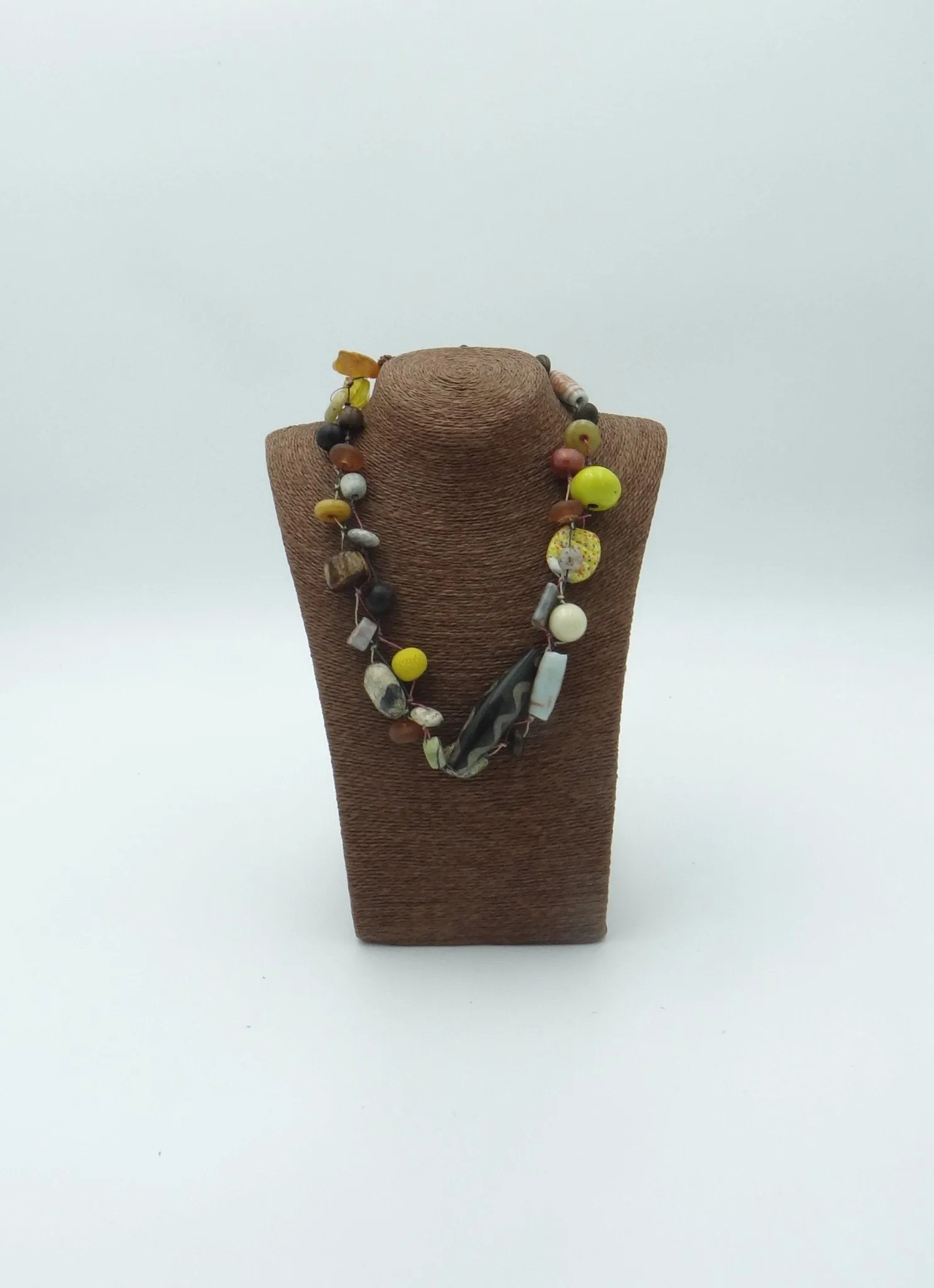 Natural Stones Artisan Necklace